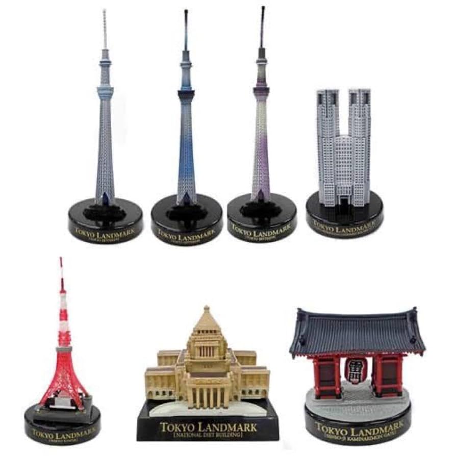 ガチャガチャのやつ Amazon.co.jp: Tokyo Landmark 7 Types Gacha Capsule Toy